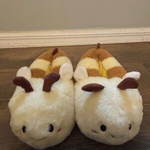 Cute Bee Plush Slippers